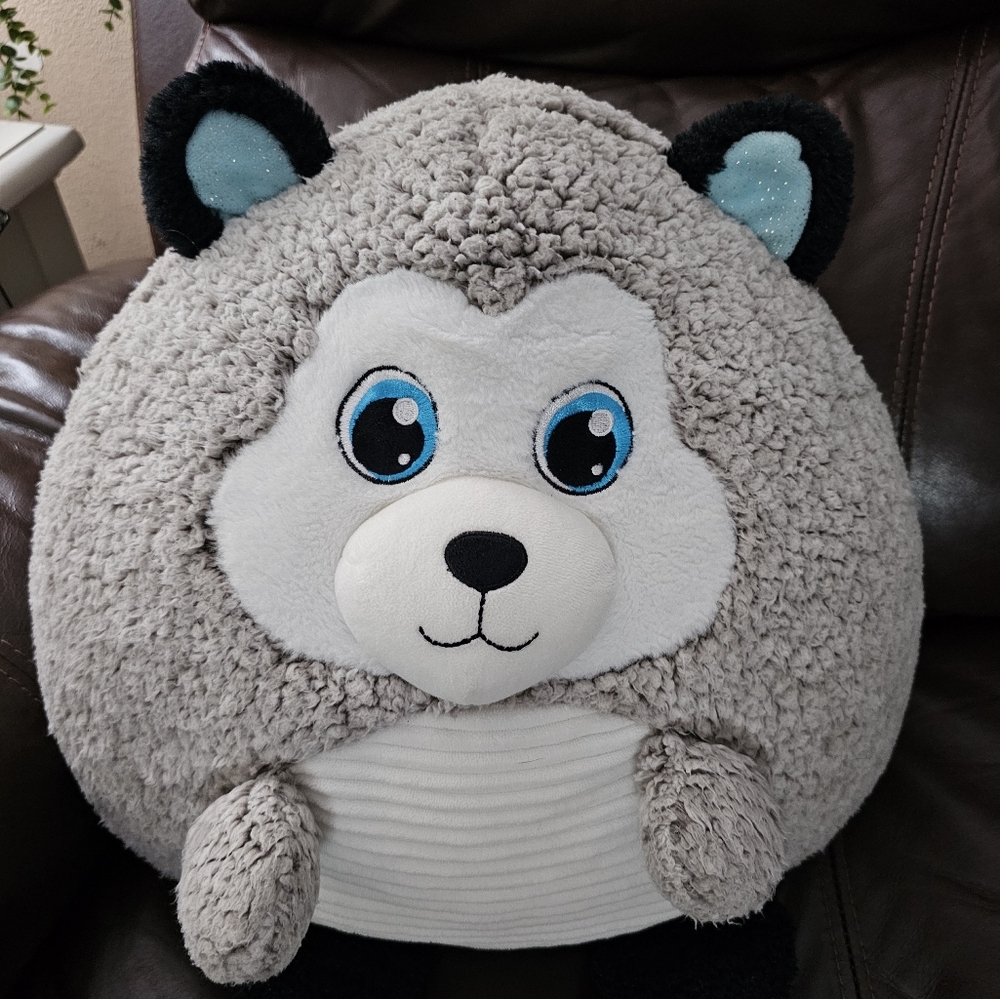 HUG FUN CHILDS PLUSH HUSKY! LARGE!